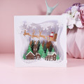 Miniatyrbilde 4 av 10: 3D julekort Pop UP-kort A A A