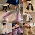 Miniatyrbillede 7 af 10: Lolita Blondestrømpe Lange knæstrømper FARVE 1 FARVE 1 Color 1