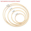 Miniatyrbild 1 av 10: 5PCS Broderi Hoop Cross Stitch Frame Round Loop SET2 SET2