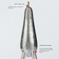 Miniatyrbild 5 av 10: 1/2ST Bly Sänkvikt Fiskkrok Fiskediskantkrokar 1pc3Hook-70g