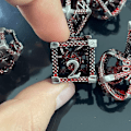 Pikkukuva 7 / 10: Metal Dice Set Peli Dice CC C