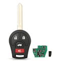 Miniatyrbillede 1 af 10: Bil fjernbetjening Fjernnøgle 433MHZ 4 KNAPPER 433MHZ 4 KNAPPER 433MHz 4 buttons