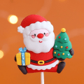 Miniatyrbillede 1 af 10: 1/5 STK Christmas Cake Toppers Glædelig jul 4 4 4