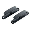 Miniatyrbilde 1 av 10: 2stk Gardin Holdback Monterte Metallkroker SORT black