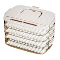 Miniatyrbilde 4 av 10: Dumpling Box Mat Forseglingsboks HVIT ETT LAG ETT LAG White One Layer-One Layer