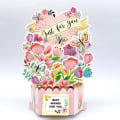 Miniatyrbillede 1 af 10: Pop Up buket papirblomster 01 01 01