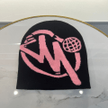 Miniatyrbilde 3 av 10: Strikkehette Lue Beanie Bonnet SVART&GUL black&yellow