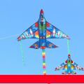 Miniatyrbild 10 av 10: Plastic Fighter Kite Large Plane Kites 3 3 3