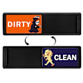 Pikkukuva 4 / 10: Christmas Clean Likainen kyltti Muistutuskyltit MUSTA TYYLI 1 STYLE 1 Black Style 1-Style 1
