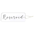 Miniatyrbillede 1 af 7: 1/6stk Reserverede Skilte Sædereservationsskilt 1STK 1STK 1pcs