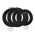 Miniatyrbillede 7 af 10: 4 Stk/sæt Elastic Cord Chair Hvilestol SORT black