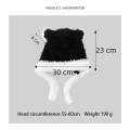 Miniatyrbillede 2 af 10: Plys Bucket Hat Cold Hat SORT 1 SORT 1 black 1