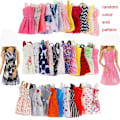 Pikkukuva 10 / 10: 1 set Random Doll Vaatteet Asusteet Mekkokengät 32PCS-B 32PCS-B