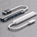Pikkukuva 7 / 10: USB 3.0 Hub Type-C -jakaja USB VAALEANHARMAA USB VAALEANHARMAA USB Light Grey