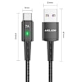 Miniatyrbilde 2 av 10: Type C Hurtigladerkabel Type C Datakabel LILLA 1M Purple 1M