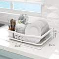 Miniatyrbilde 2 av 7: Oppvaskstativ Tørkestativ Bestikk Avløpsstativ GRÅ Gray