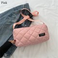 Miniatyrbillede 1 af 10: Quiltede skuldertasker Crossbody taske PINK pink