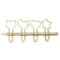 Miniatyrbillede 8 af 10: 10 STK/pose Pen Fix Clip Papirclips CAT CAT Cat