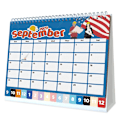 Pikkukuva 1 / 6: Desktop Paper Calendar Daily Vuosittainen Agenda Desktop Calendar