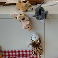 Pikkukuva 2 / 10: Pehmoiset jääkaappimagneetit nukkejääkaapin sisustus 08 08 08