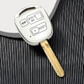 Miniatyrbilde 1 av 9: Bilnøkkelveske Nøkkelskalldeksel 3 KNAPP HVIT 3 KNAPP HVIT 3 Button White
