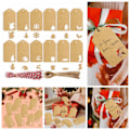 Pikkukuva 7 / 10: 48/96/144 kpl Lahjatarrat Lahjapaketointi 48 KPL TAGIT 48 KPL TAGIT 48pcs tags