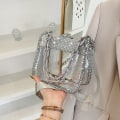Miniatyrbillede 1 af 10: Skulder Crossbody Taske Gennemsigtig Taske SØLV Silver