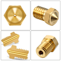 Pikkukuva 9 / 9: 22 kpl 3D-tulostimen ekstruuderin suuttimet messinki 0,2 mm 0,3 mm 0,4 mm 0,5 mm