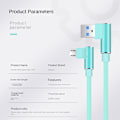 Miniatyrbillede 2 af 10: 2 Stk Datakabel Ladekabel GRÅ MICRO USB MICRO USB Grey Micro USB-Micro USB