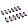 Miniatyrbild 1 av 7: 12ST Mini Circular Push Button Switch Momentary Switch