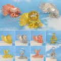 Miniatyrbillede 3 af 10: Ugle Display Holder Krystalkugle Base I I I