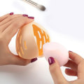 Miniatyrbillede 7 af 7: Makeup Svampholder Kosmetisk Puff Case APRIKOS Apricot
