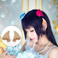 Pikkukuva 7 / 10: Halloween Latex Elf Ears Elven Ears Pros VAALEA VÄRI VALO Light color