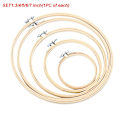 Miniatyrbild 1 av 10: 5PCS Broderi Hoop Cross Stitch Frame Round Loop SET1 SET1