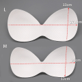 Pikkukuva 3 / 10: 2 paria Spong-rintaliivit Bikini-insert-tyynyt VALKOINEN M M white M-M