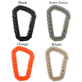 Miniatyrbild 2 av 10: 2st Fäst quickdraw Shackle Karbinhake Clip ARMY GREEN 2ST Army Green 2pcs-2pcs