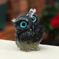Miniatyrbilde 7 av 10: Uglefigur harpiksminiatyrer 3 3 3