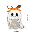Miniatyrbillede 2 af 10: Halloween Jul slikpose Slik opbevaringstasker SNOWMAN SNOWMAN snowman