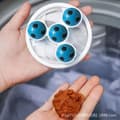 Miniatyrbilde 6 av 7: Vaskekuler Filter Mesh Bag BLÅ blue