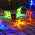 Miniatyrbilde 5 av 8: LED-lysstreng Gold Leaf String Light VARM HVIT VARM HVIT Warm White