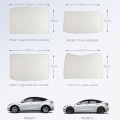 Miniatyrbilde 2 av 9: Solskjermer Tak Solskjerm BEIGE MODELL Y MODELL Y beige model Y-model Y