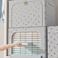 Miniatyrbillede 9 af 10: Quilt Organizer Tøj Tæppekasse LYSGRÅ ENKELT VINDU light grey single window-single window