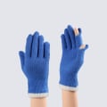 Miniatyrbilde 3 av 10: Kvinner Strikkede hansker Exposed Finger Hansker BRUN brown