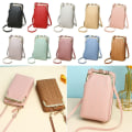 Miniatyrbilde 10 av 10: Kvinner Mobiltelefon Veske Crossbody Bags Reise skulderveske Light Pink