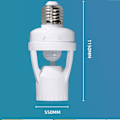 Miniatyrbillede 2 af 6: LED-pære Base Sensor Lysfatning Lampeholder