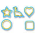 Pikkukuva 3 / 9: Sandwich Cutter Set Sandwich Muotit HEART HEART heart
