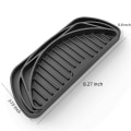 Miniatyrbillede 2 af 7: 2 STK Køleskab Drypbakke Silikone Drypfanger Minikøleskab Black 2pcs-2pcs