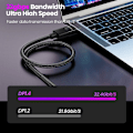 Miniatyrbillede 2 af 10: Display Port Kabel DP 1.4 2M 2m