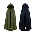 Pikkukuva 5 / 10: Halloween Vaatteet Open Cape Cloak WINE RED L wine red L