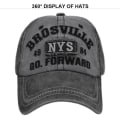 Pikkukuva 8 / 10: Kirjekirjonta Baseball-lippikset Distressed haalistuneet hatut NAVY&GREY navy&grey